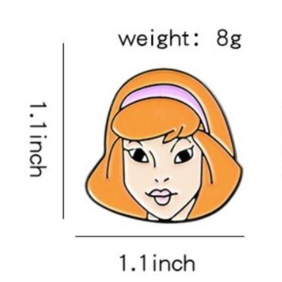 Daphne from Scooby Doo Pin Brooch - Picture 1 of 3